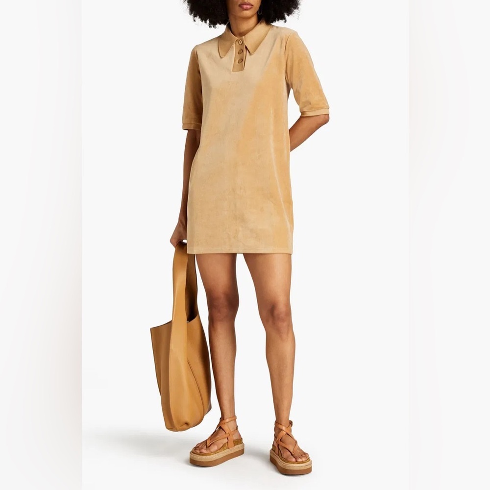LOULOU DE SAISON Cani Cotton-Blend Chenille Mini Dress size XS